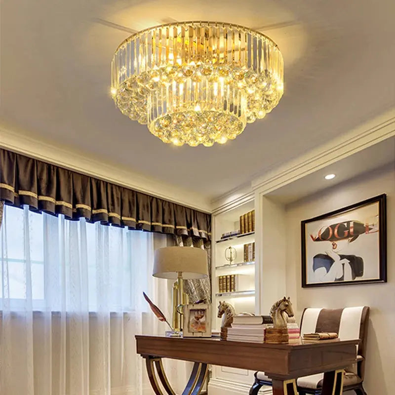 Luxury Crystal Classical Ceiling Light Fixtures