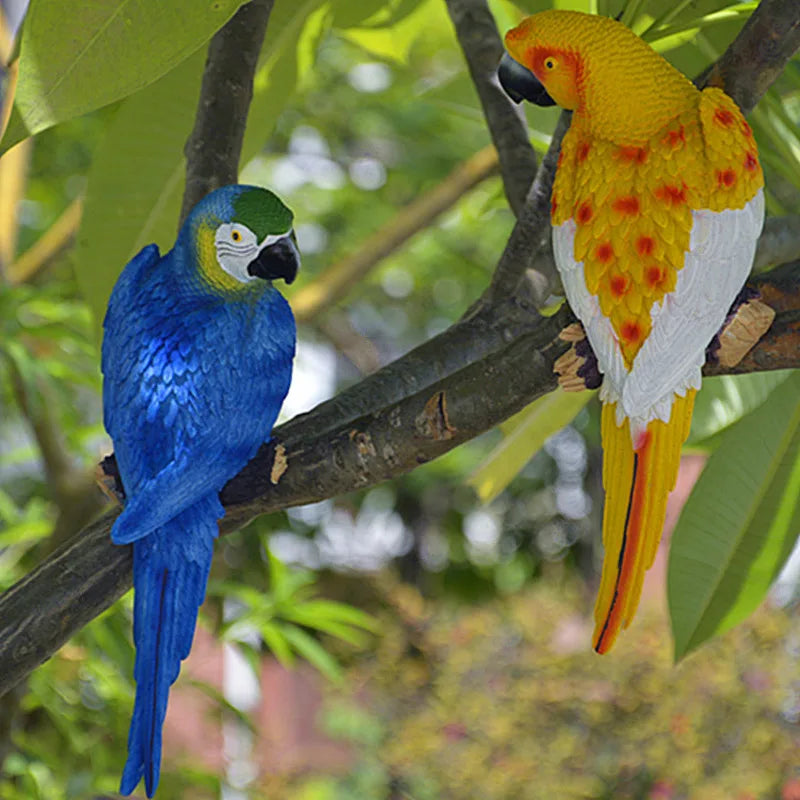 Macaw Resin Garden Decoration