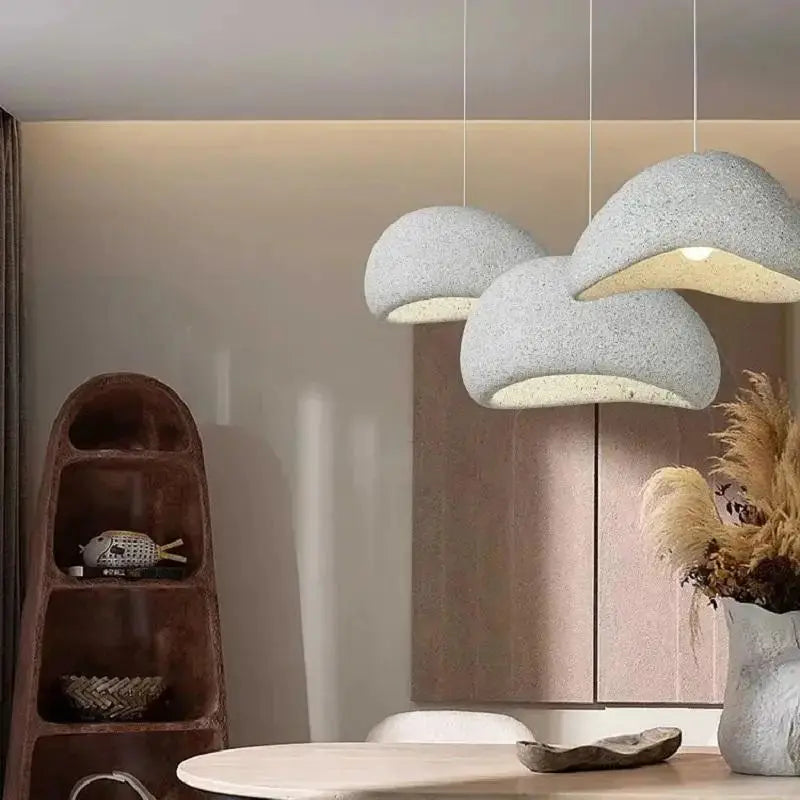 2025 New Model Wabi Sabi Pendant Lamp Living Room Dining Table Bedroom LED Ceiling Chandelier Light Home Decor E27 Hanging Lamp ChandeliersLife®