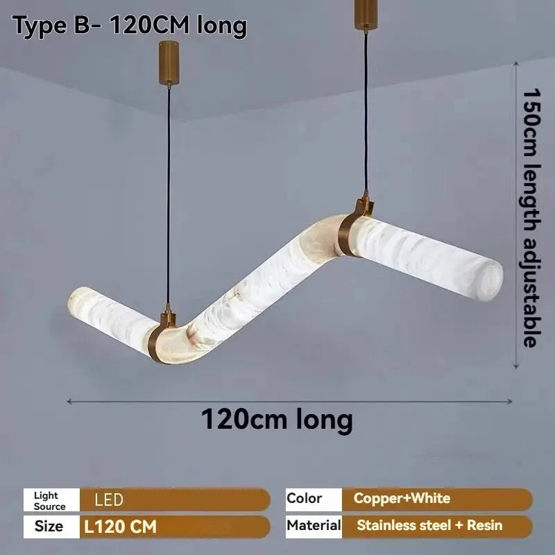 Designer Alabaster Light