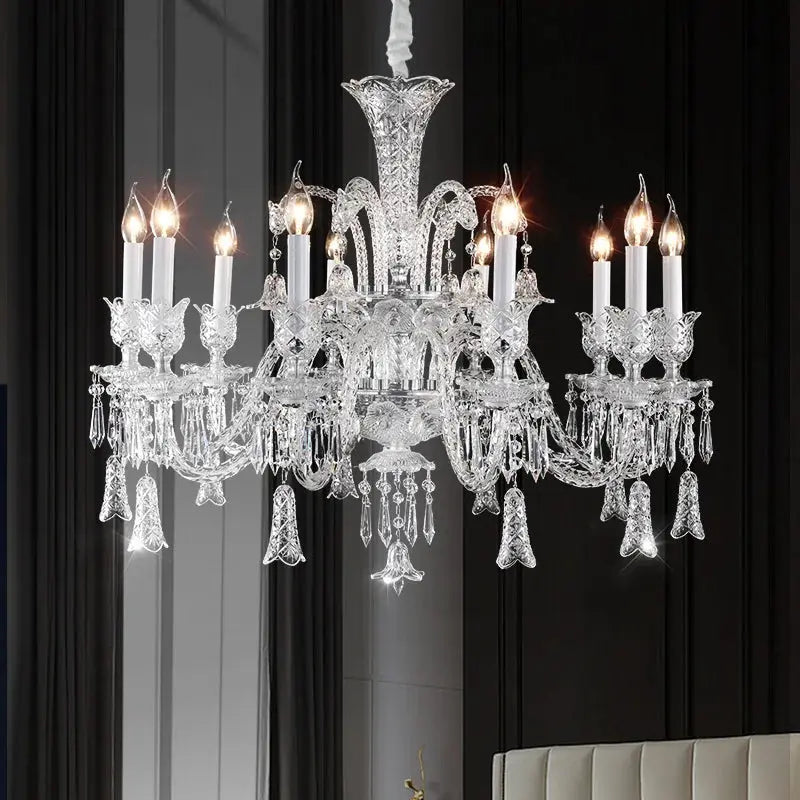 Luxury K9 Crystal Chandelier Lighting For Lliving Room Bedroom Kitchen Grade Pendants Ceiling Lamp Transparent Home Decoration ChandeliersLife®
