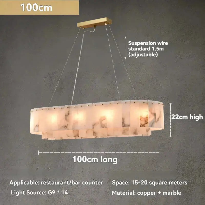 Luxury Nordic Natural Marble Chandelier ChandeliersLife®
