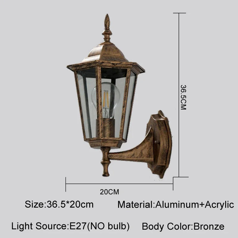 Courtyard Waterproof Wall Lamp