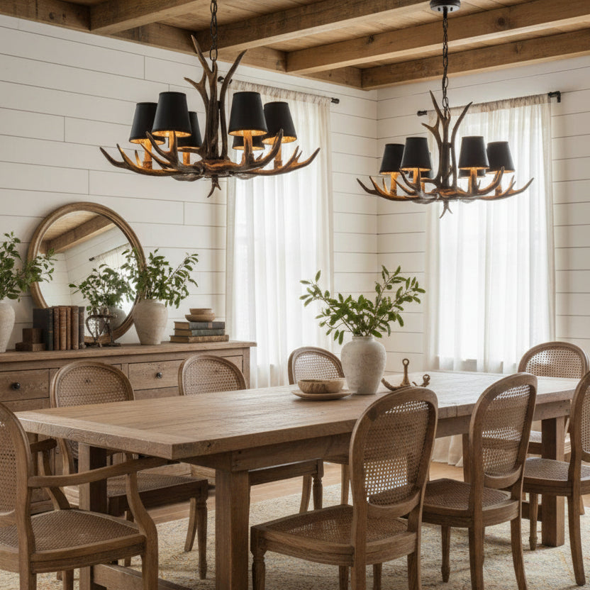 Retro Antler Chandelier