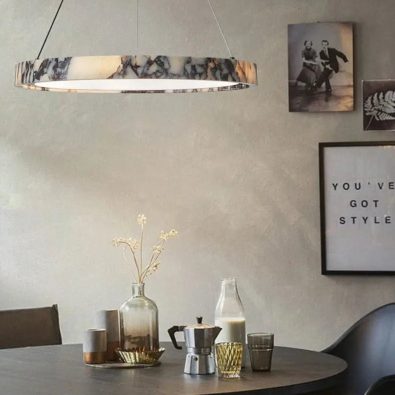 Italian Style Marble Ring Bedroom Chandelier