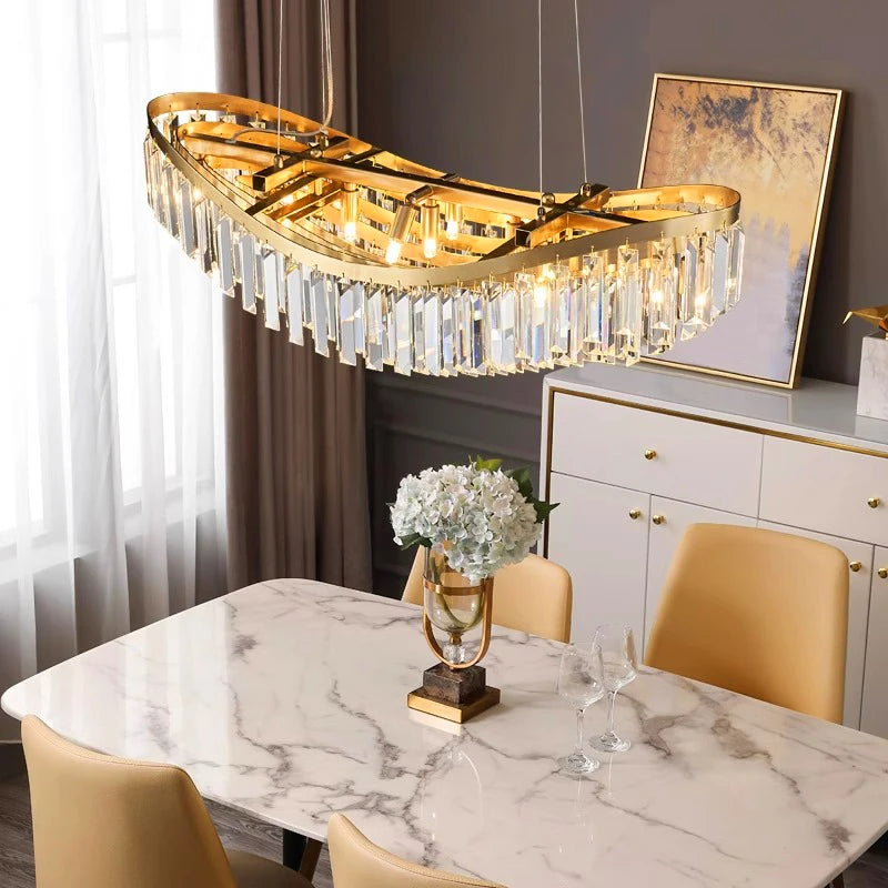 Luxury Spring Shape Chandelier