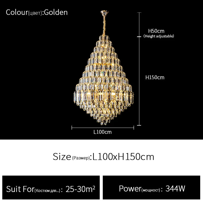 Duplex Villa Luxury Chandelier ChandeliersLife®