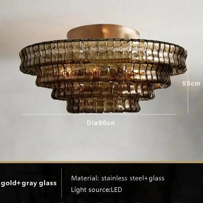 2026 Luxury Ceiling Modern Glass Chandelier