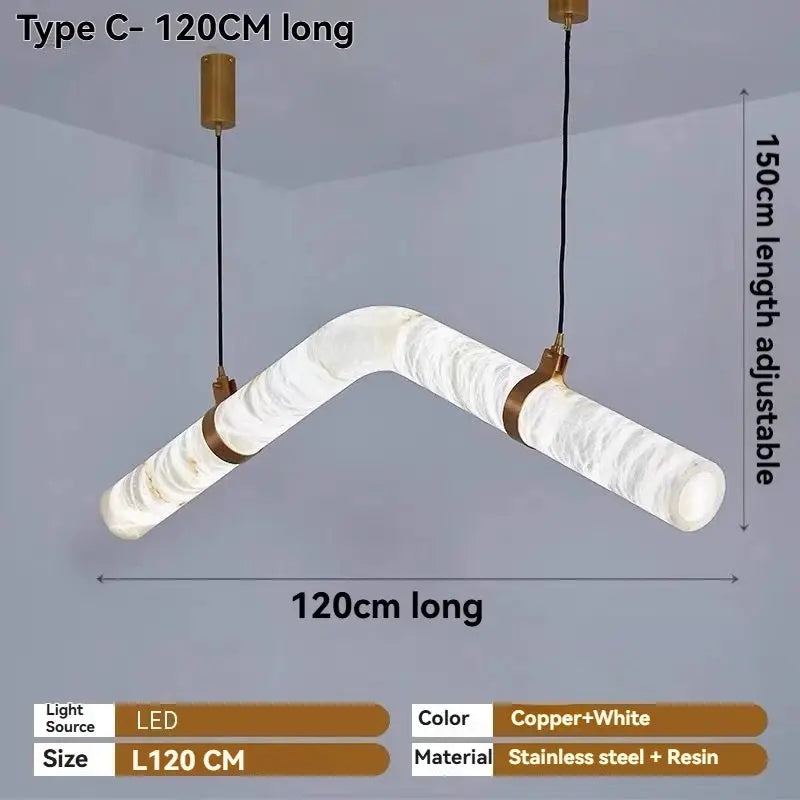 Designer Alabaster Light