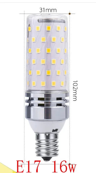 LED corn bulb product view with compact multi-LED body