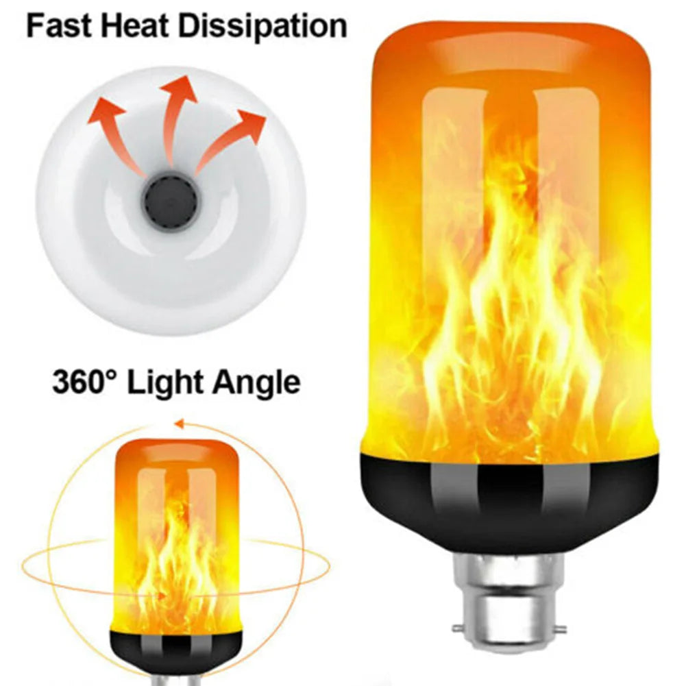 E22 LED Flicker Flame Lamp Bulb