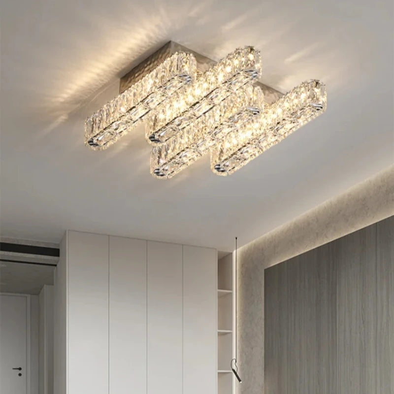 Modern Ceiling Chandelier K9 Crystal