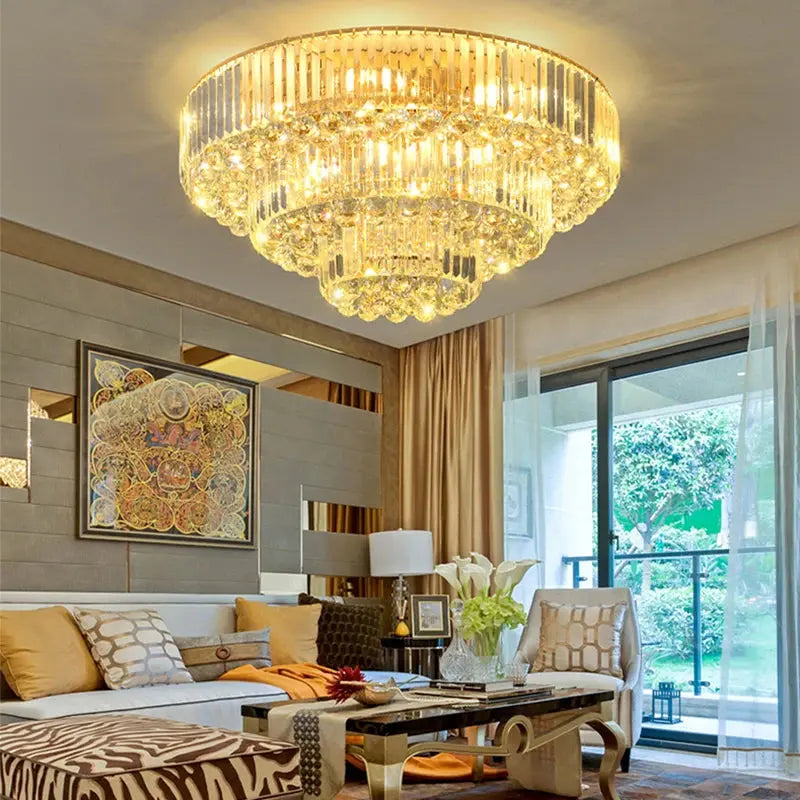 Luxury Crystal Classical Ceiling Light Fixtures
