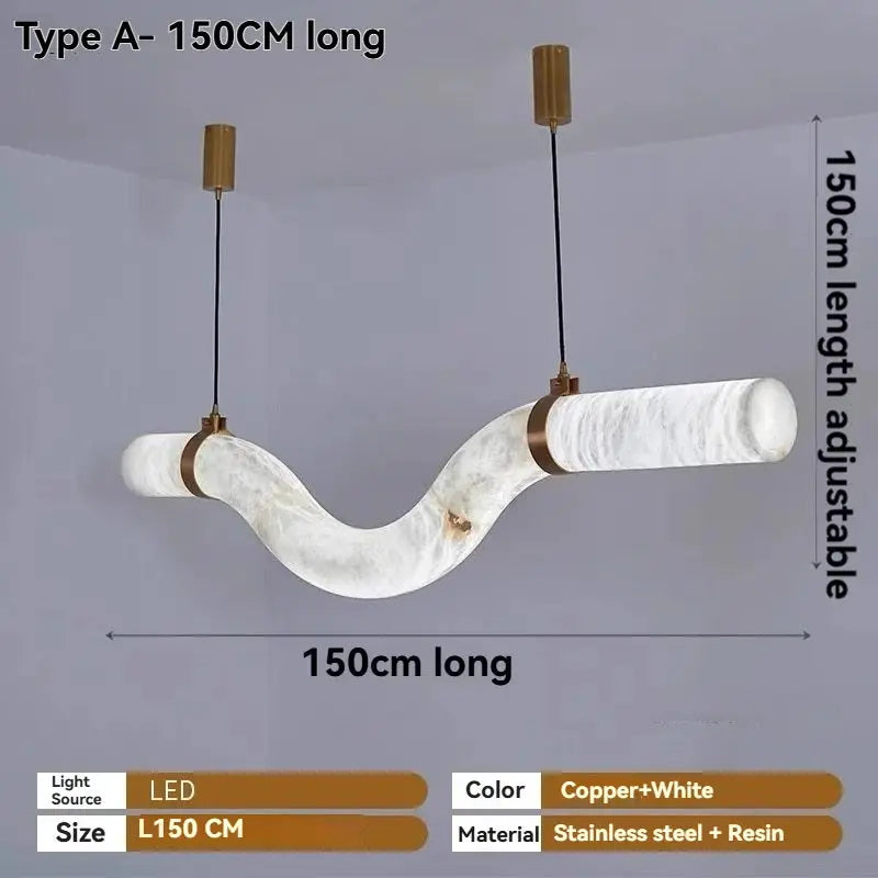 Designer Alabaster Light