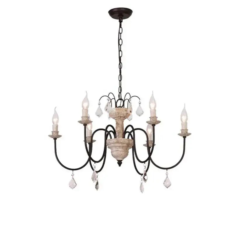 Retro French Candle Style Chandelier