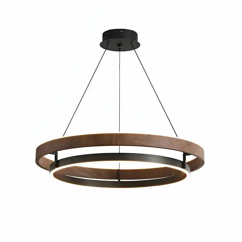 Designer Modern Wood Grain Pendant Light