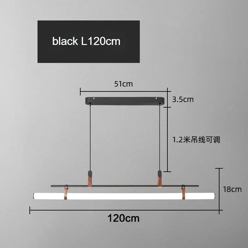 Nordic Minimalist Kitchen Island Lamp