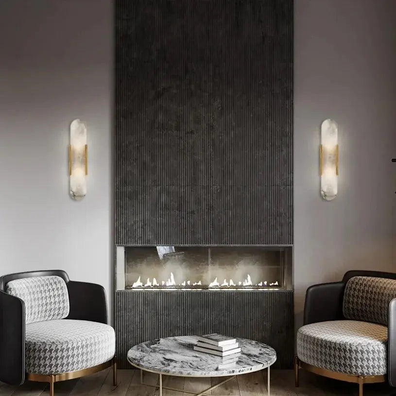 Avelisse Marble Living Room Wall Lights
