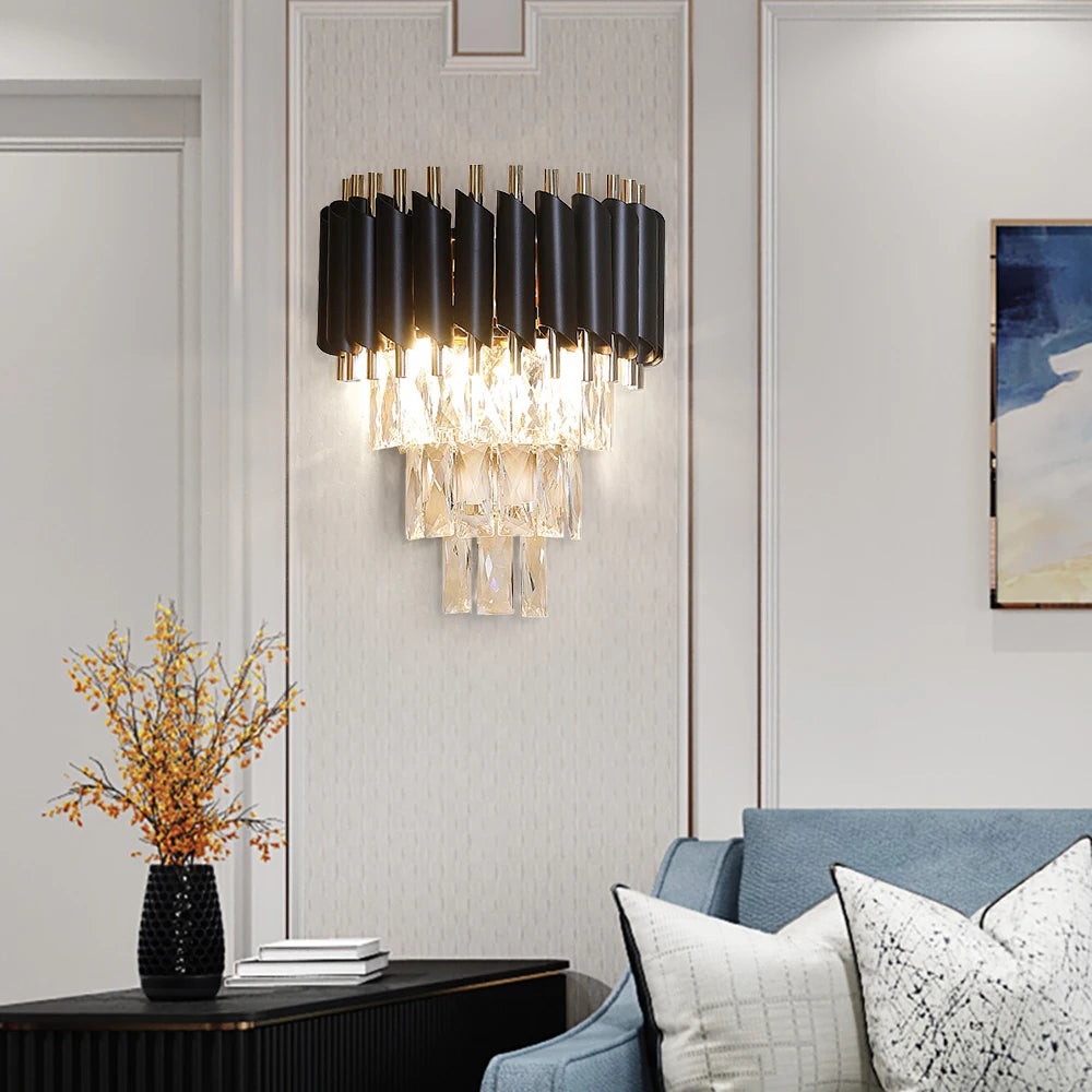 Corridor Crystal Wall Lamp