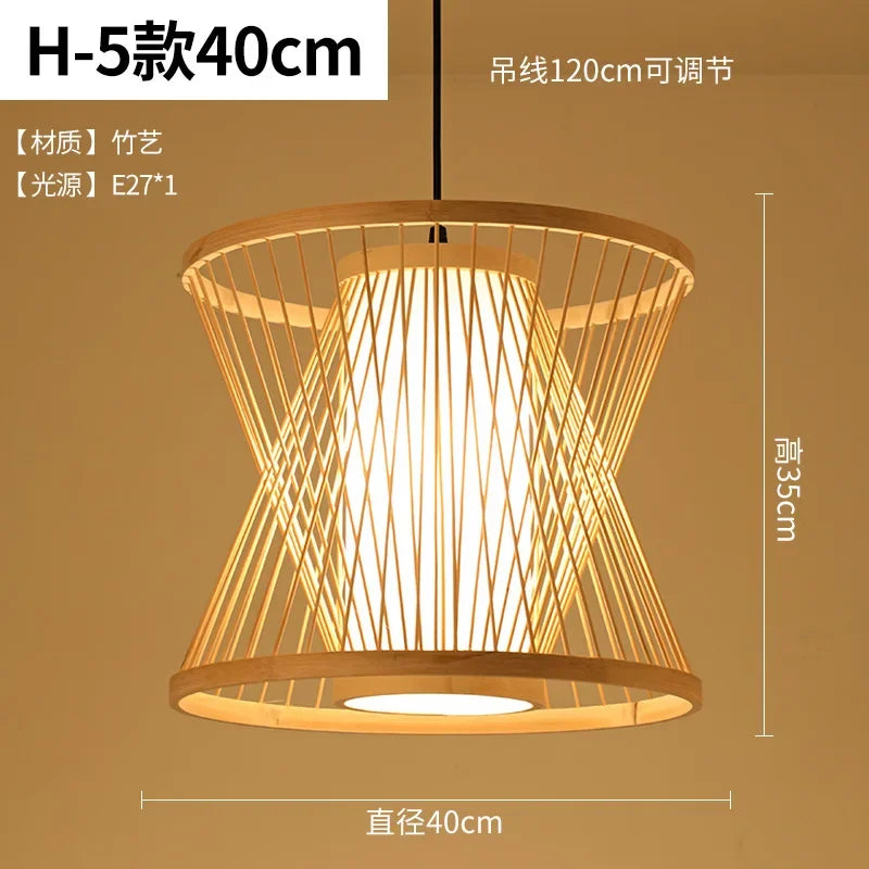 Creative Bamboo Pendant Lamp ChandeliersLife®