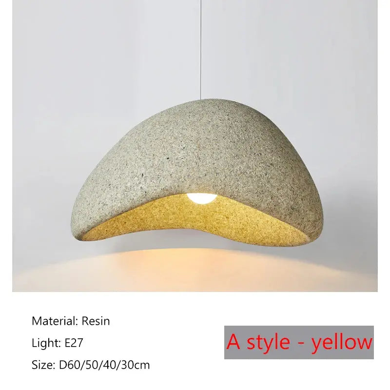 2025 New Model Wabi Sabi Pendant Lamp Living Room Dining Table Bedroom LED Ceiling Chandelier Light Home Decor E27 Hanging Lamp ChandeliersLife®