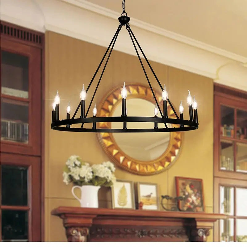 Nordic Antique Candle Chandelier