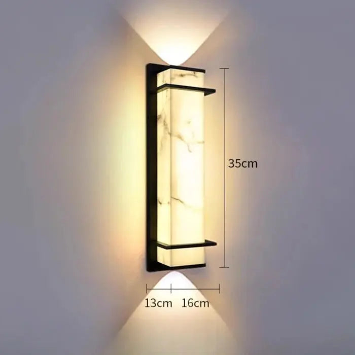 LED Marble Wall Lamp Ambience Outdoor Entrance Aisle Staircase Living Room Balcony Villa Courtyard Outdoor Waterproof Wall Light ChandeliersLife®