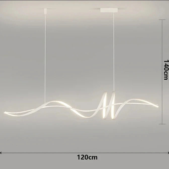 Moderne minimalistische LED-Pendelleuchte