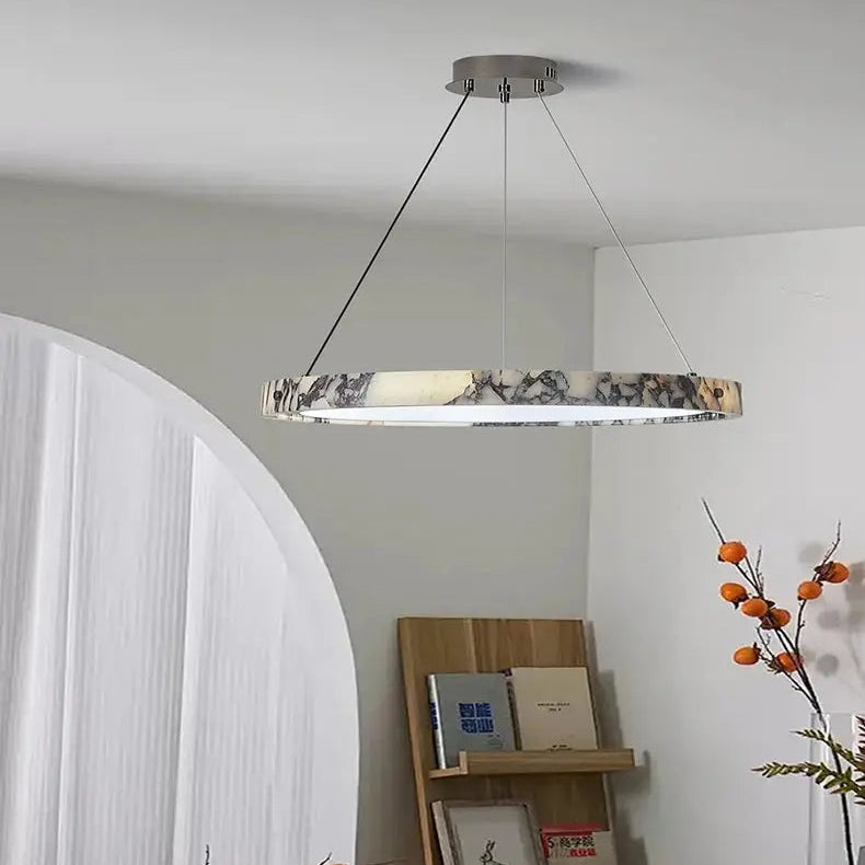 Italian Style Marble Ring Bedroom Chandelier
