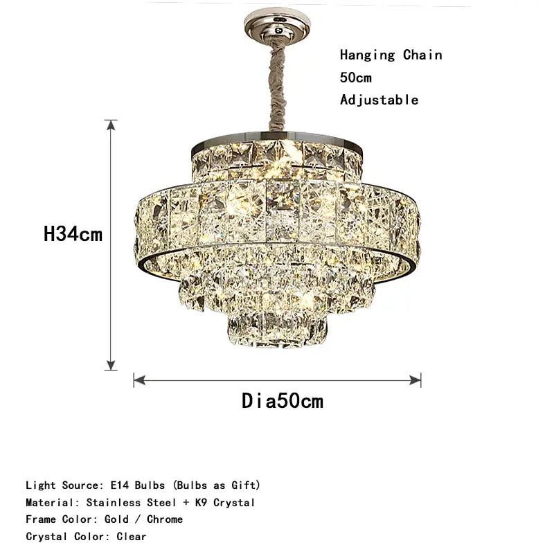 Crystal Elegant Chandelier Design