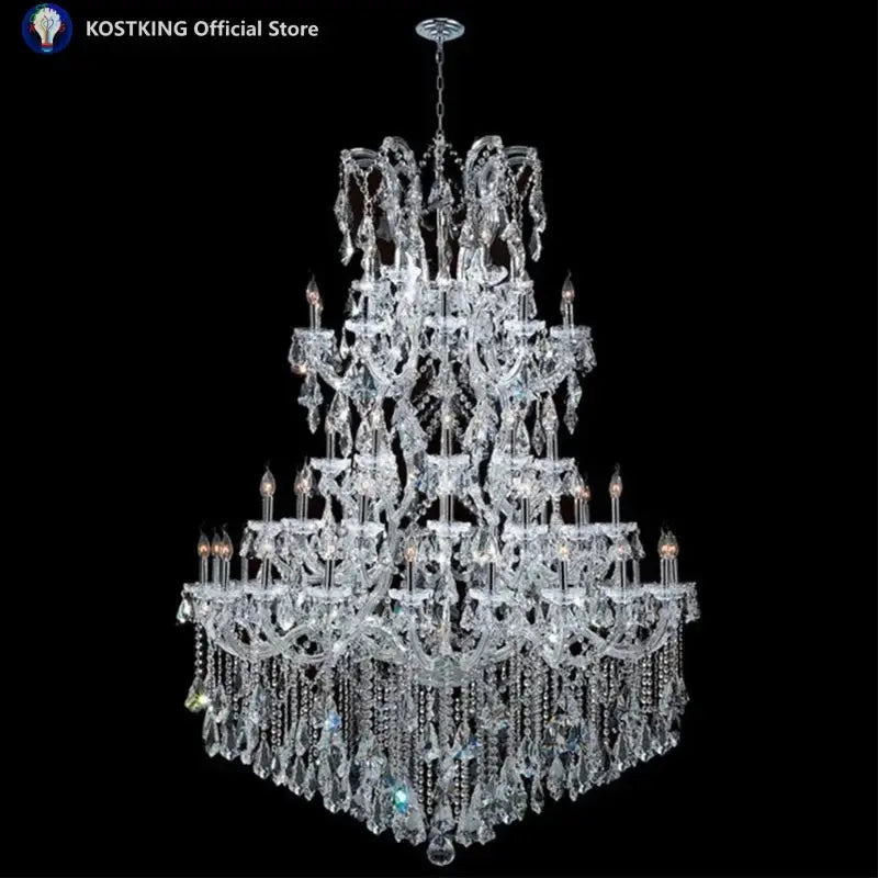 Modern Luxury Clear Crystal Chandelier ChandeliersLife®