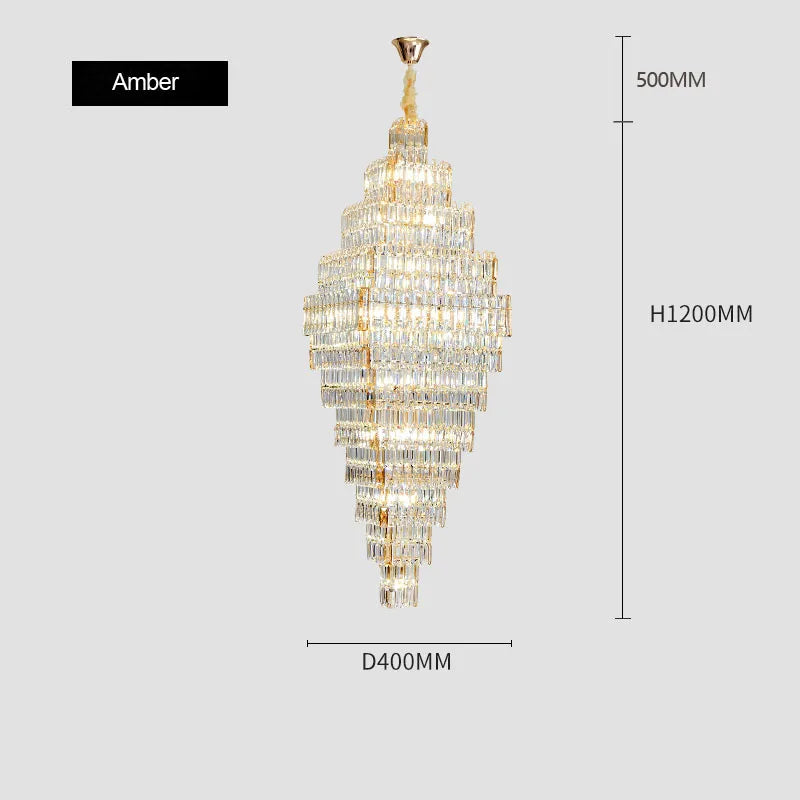 Villa Light Luxury Crystal Chandeliers ChandeliersLife®