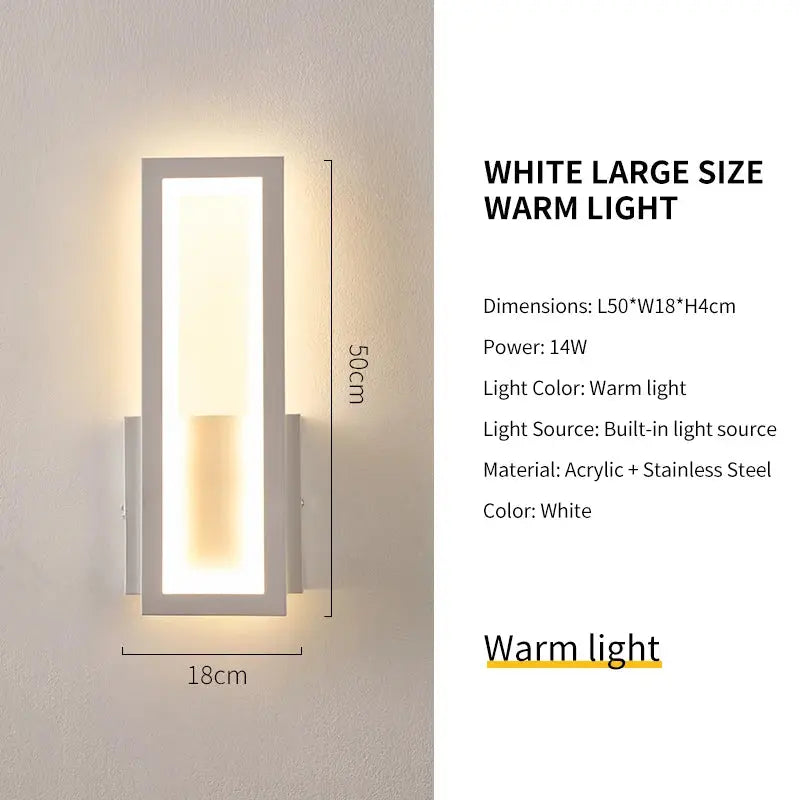 Waterproof Modern Porch Wall Light