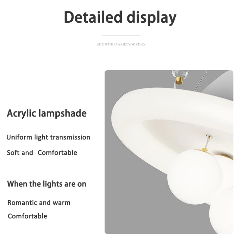 Celestine Crown LED Chandelier for Kids Rooms – alternate product view 6