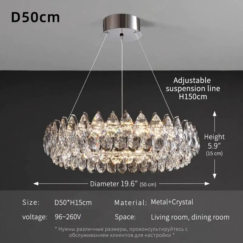 Luxury Crystal Bedroom Chandelier