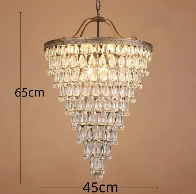 Long French Style Chandelier