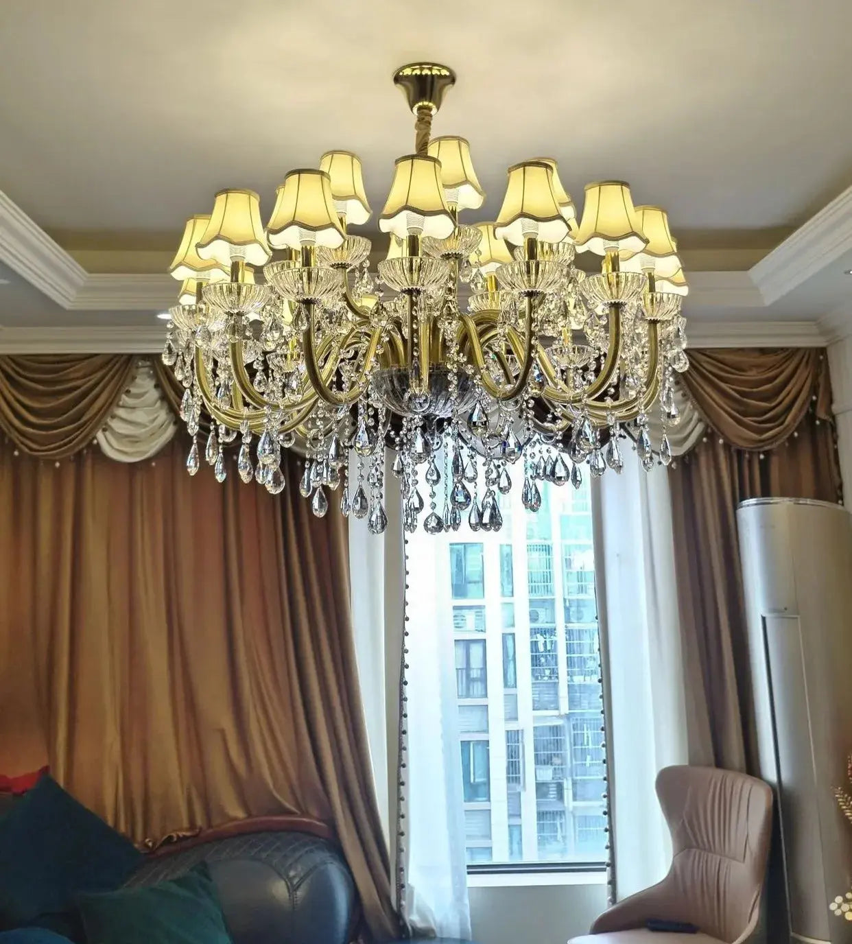 Banquet Hall Hallway Hotel Chandeliers