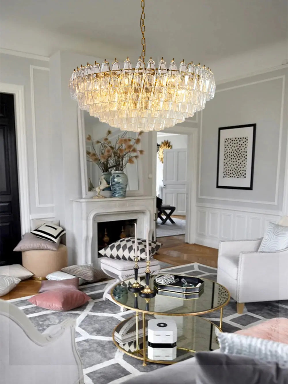 Glass Art Dining Room Chandelier