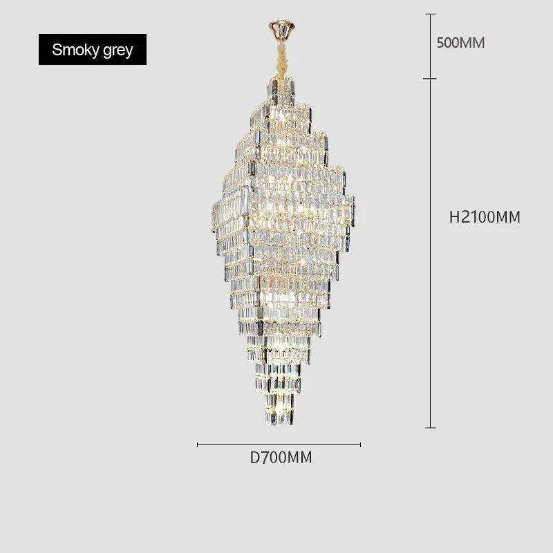 Villa Light Luxury Crystal Chandeliers ChandeliersLife®