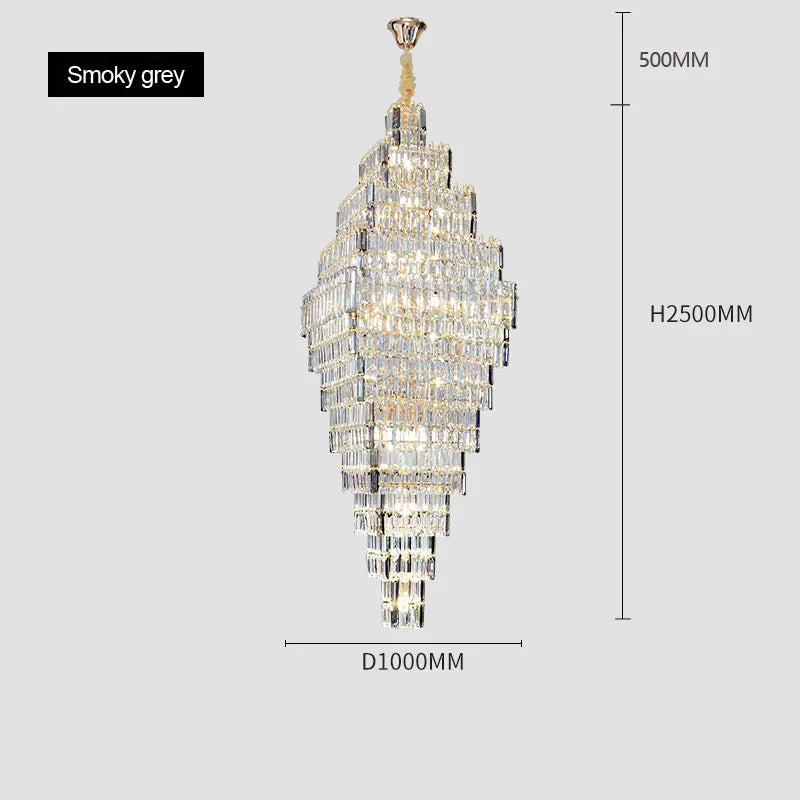 Villa Light Luxury Crystal Chandeliers ChandeliersLife®