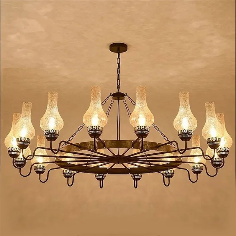 Industrial Retro Decor Chandelier