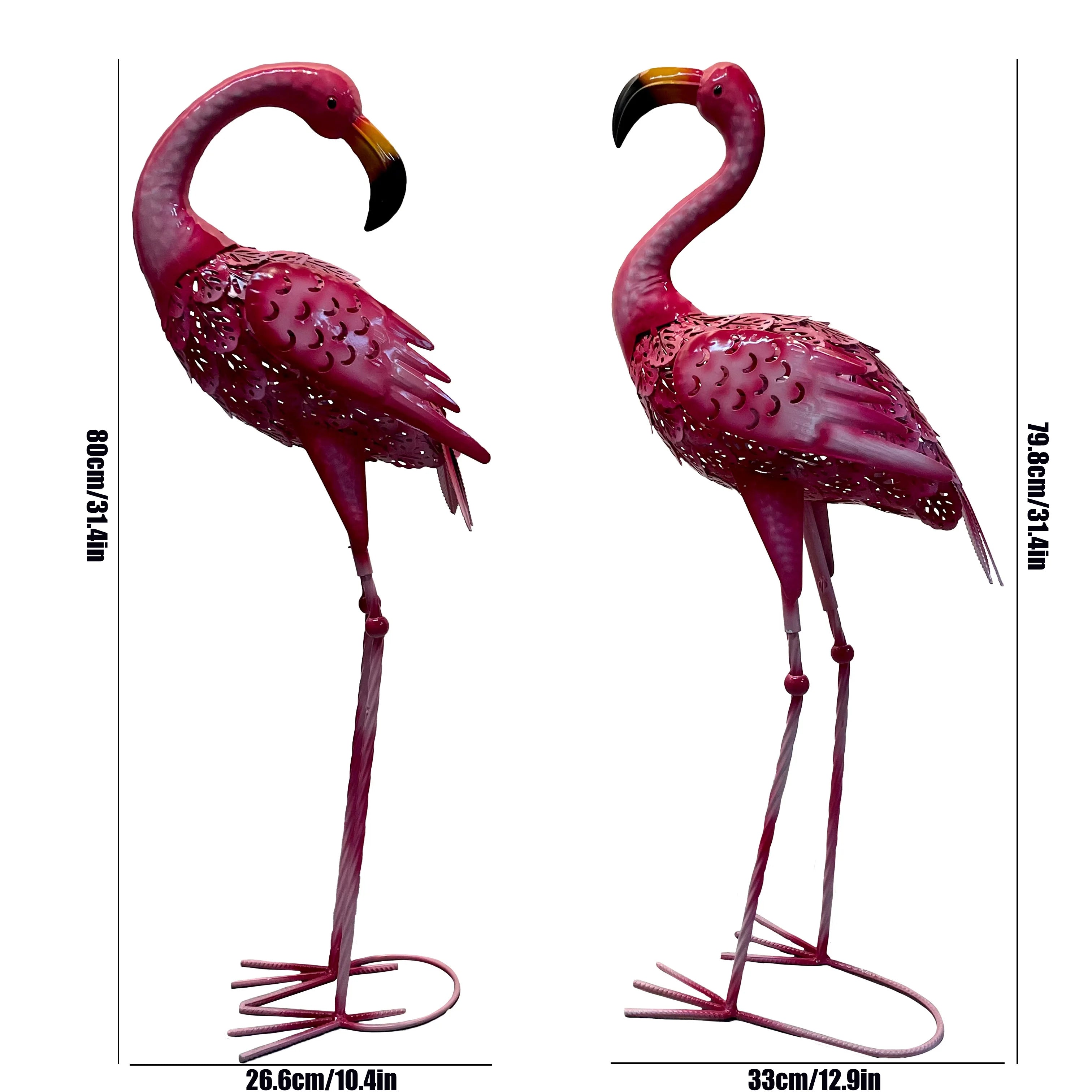 Garden Pink Flamingo Statue