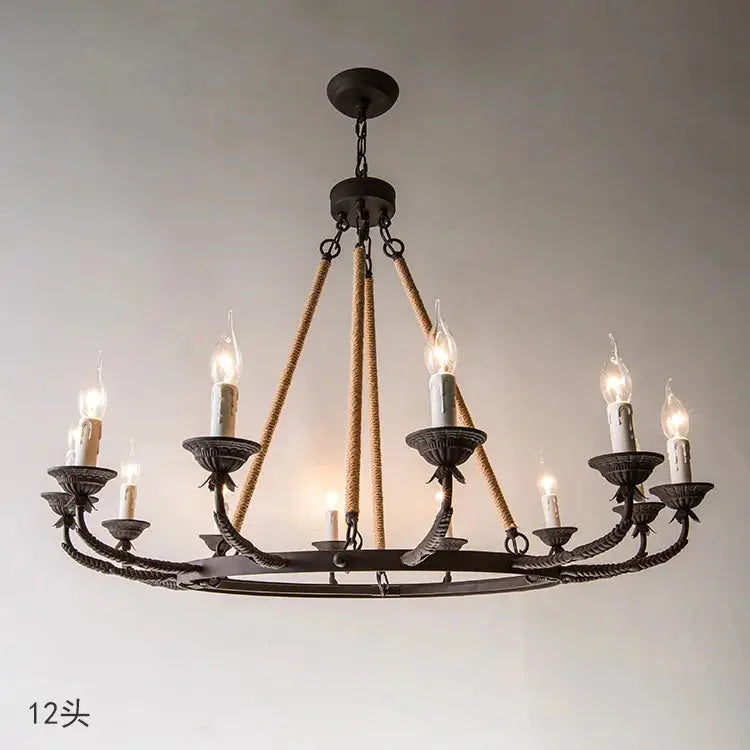 Rustic Farmhouse Chandelier for Dining Room | Vintage Country Lighting Idea ChandeliersLife®