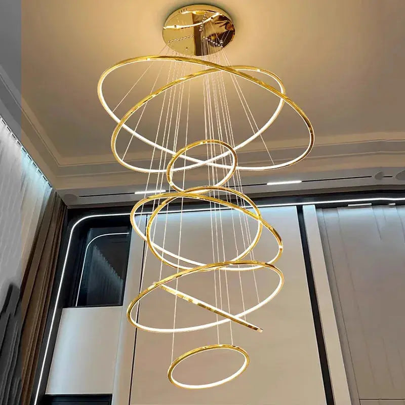 Elegant Modern Ring Chandelier