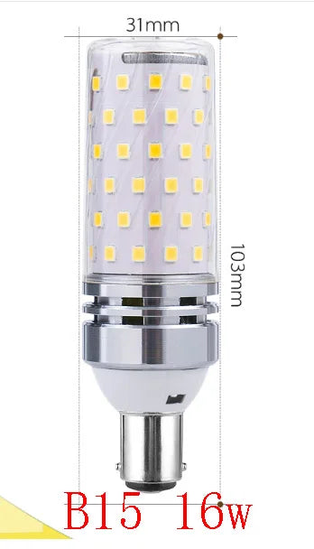 LED corn bulb alternate product view for chandelier and pendant fittings