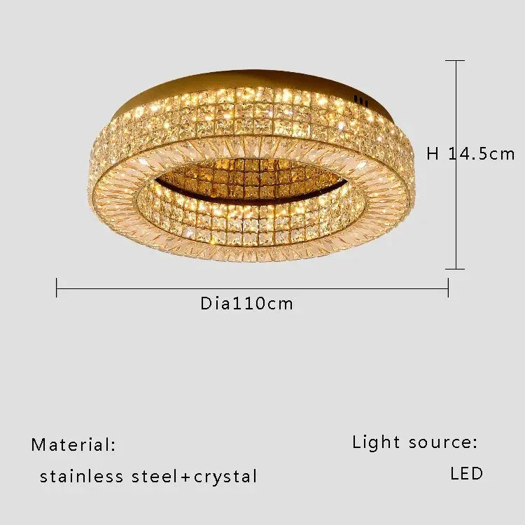 Modern Two Tier Crystal Luxury Ceiling Lights ChandeliersLife®