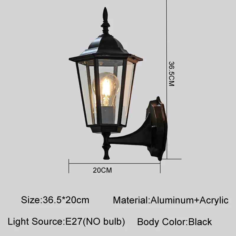 Courtyard Waterproof Wall Lamp