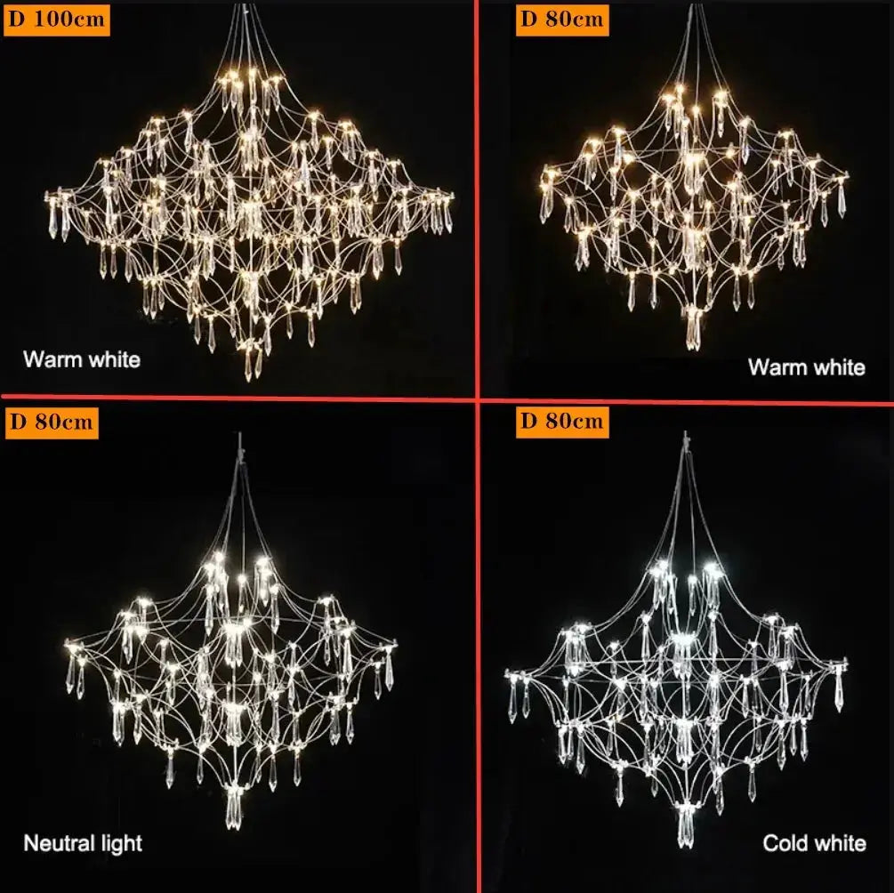 Abstract Design Crystal Cube Chandelier ChandeliersLife®