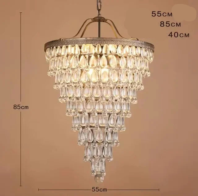 Long French Style Chandelier