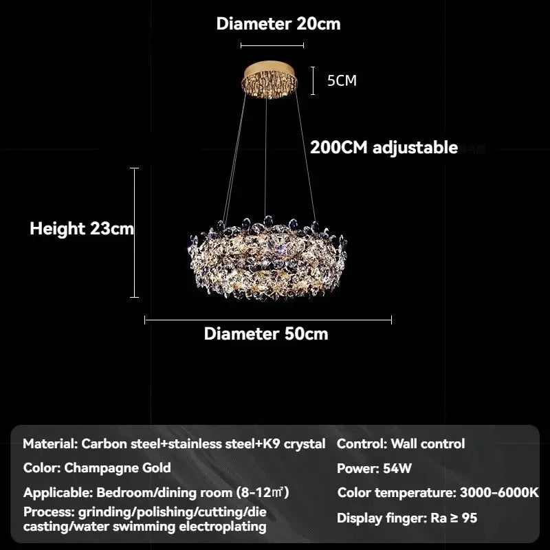 Luxury Crystal Chandelier Pendant